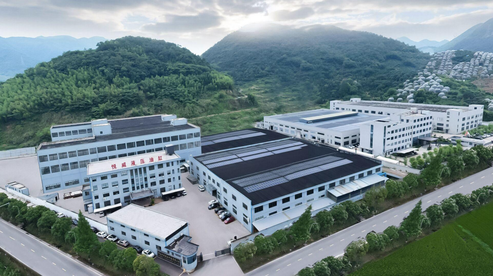 悦威液压厂区鸟瞰图